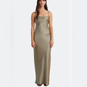 Bec & Bridge Dreamer Tie Dress-Sage